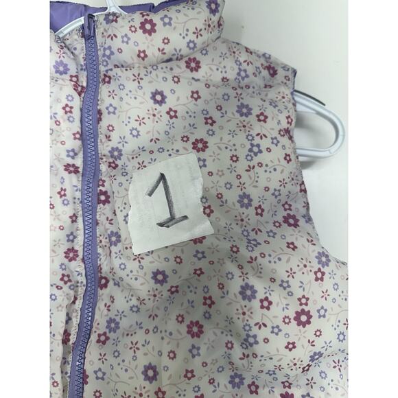 Girl Connection Childrens Girls Vest Size Large Puffer Reversible Zip Up Y2K - Picture 10 of 10